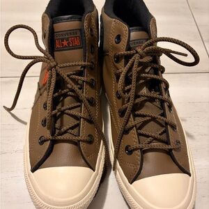Converse Brown High-Top Sneakers